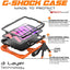[G-SHOCK Case] Heavy Duty Long Survival Screen Protector Case for Apple iPad Mini 7 / Mini 6 8.3" [7th / 6th Generation]