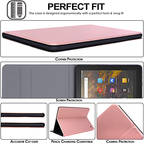 [Smart Case] Slim Stand Cover with Auto Sleep/Wake for Amazon Fire HD 10 / HD10 Plus (2021 / 11th Generation)