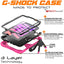 [G-SHOCK Case] Heavy Duty Long Survival Screen Protector Case for Apple iPad Mini 7 / Mini 6 8.3" [7th / 6th Generation]