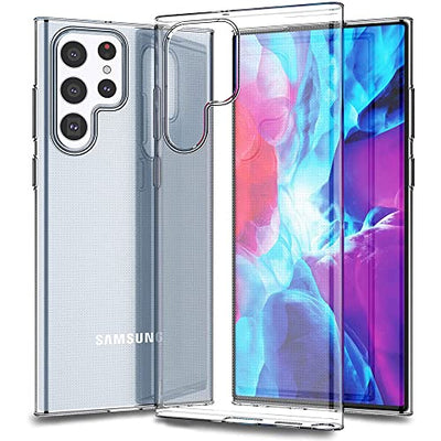 [AirFlex Case] Crystal Clear Slim & Light, Protective,  Soft Gel Cover for Samsung Galaxy S23 Ultra