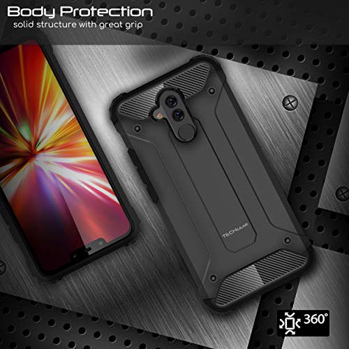 [Tough Armoured Case] ShockProof Dual-Layer Protective Heavy Duty Cover for Honor 20 Lite