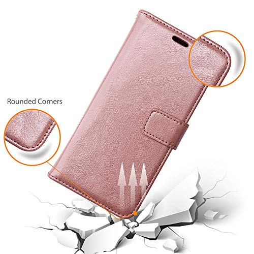[Wallet Case] Protective Cover with Cash & Card Holder, Stand and Wrist Strap For Nokia 6.2
