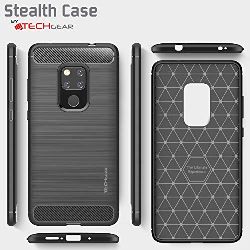 [Stealth Case] Huawei Mate 20 Soft Protective Slim Cover with Carbon Fibre Detailing