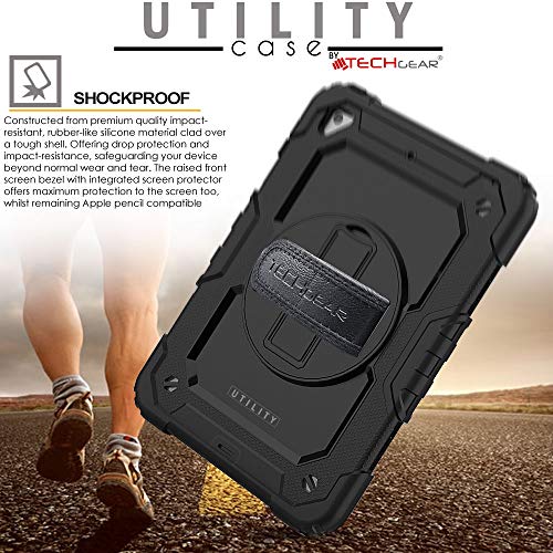 [UTILITY Case] Full Body Shockproof Case with Stand, Hand & Shoulder Strap for Apple iPad Mini 5 / iPad Mini 4