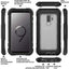 [Contender Case] Samsung Galaxy S9 Plus Heavy Duty Case with Built-in Screen Protector, 360 [Full Body] Protective Cover with Kick Stand