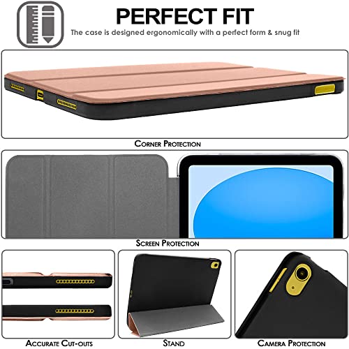 [Smart Case] Slim Stand Cover with Auto Sleep/Wake for Apple iPad 11th & 10th Generation, iPad 2025 / 2022