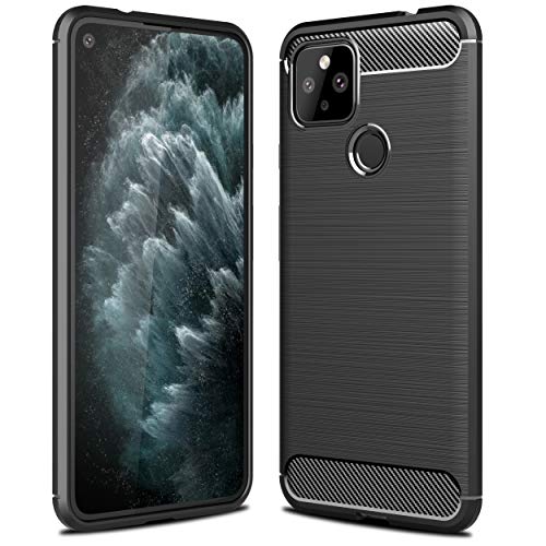 [Stealth Case] Google Pixel 4a 5G Soft Protective Slim Cover with Carbon Fibre Detailing