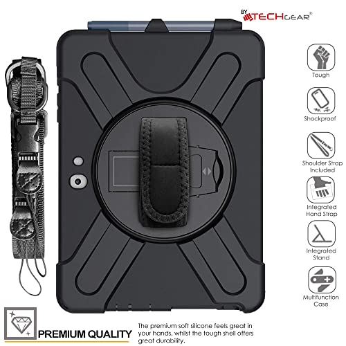 [X-Case] Rugged Armour Case with Stand, Hand & Shoulder Strap for Microsoft Surface Go 4 / Surface Go 3 / Go 2 10.5"