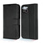 [Leather Wallet Case] Genuine Leather [RFID Blocking] Magnetic Flip Case with Card & Slots and Stand For iPhone 13 6.1"