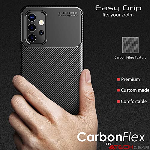 [CarbonFlex Case] Premium Shockproof Soft Slim Cover with Carbon Fibre Effect For Samsung  Galaxy A32 5G