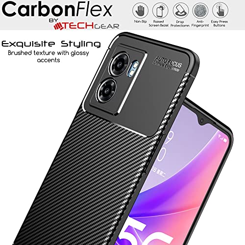 [CarbonFlex Case] Premium Shockproof Soft Slim Cover with Carbon Fibre Effect For Oppo A57 5G / A77 5G