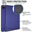 [Smart Case] Slim Stand Cover with Auto Sleep/Wake for Apple iPad Pro 12.9" (6th / 5th / 3rd / 2nd Generation)