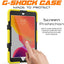 [G-SHOCK Case] Heavy Duty Long Survival Screen Protector Case for iPad 10.2" 2021, 2020, 2019 [9th/8th/7th Generation]