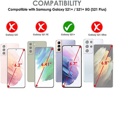[Tough Armoured Case] ShockProof Dual-Layer Protective Heavy Duty Cover for Samsung Galaxy S21 Plus