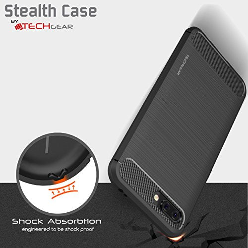 [Stealth Case] Honor 10 Soft Protective Slim Cover with Carbon Fibre Detailing