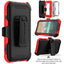 [Contender Case] iPhone XS Max Heavy Duty Case with Built-in Screen Protector, 360 [Full Body] Protective Cover with Kick Stand