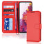 [Wallet Case] Protective Cover with Cash & Card Holder, Stand and Wrist Strap For Samsung Galaxy S20 FE