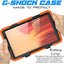[G-SHOCK Case] Heavy Duty Long Survival Screen Protector Case for Samsung Galaxy Tab A7 Lite 8.7" 2021 (SM-T220 / T225)