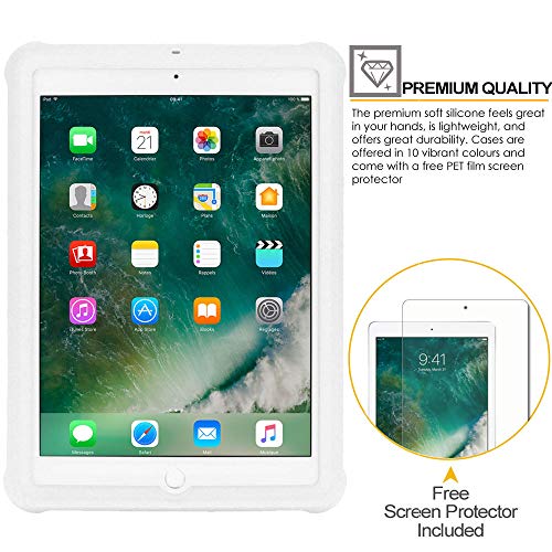 [Bumper Case] Shockproof Soft Easy Grip Case for Apple iPad 9.7" (2018/2017)
