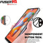[Fusion HD Case] Shockproof Fused Gel Bumper & Hard Back Slim Clear Cover for Samsung Galaxy A21s