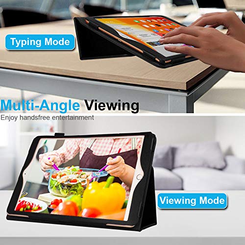 [Folio Case] Smart Cover Stand with Auto Sleep/Wake & Hand Strap For Apple iPad 10.2" 2021 / 2020 / 2019 [9th / 8th / 7th Generation]