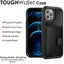 Tough Armoured Wallet 360 ShockProof Case with Card Slots & Stand for Apple iPhone 12 Pro Max