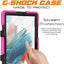 [G-SHOCK Case] Heavy Duty Long Survival Screen Protector Case for Samsung Galaxy Tab A8 10.5" 2022 (SM-X200 / SM-X205)