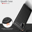 [Stealth Case] Samsung Galaxy A42 5G Soft Protective Slim Cover with Carbon Fibre Detailing