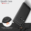 [Stealth Case] Motorola Moto G8 Plus Soft Protective Slim Cover with Carbon Fibre Detailing