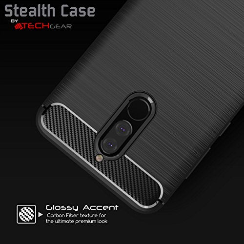 [Stealth Case] Huawei Mate 10 Lite Soft Protective Slim Cover with Carbon Fibre Detailing