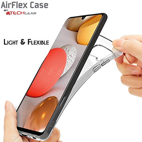 [AirFlex Case] Crystal Clear Slim & Light, Protective,  Soft Gel Cover for Samsung Galaxy A12