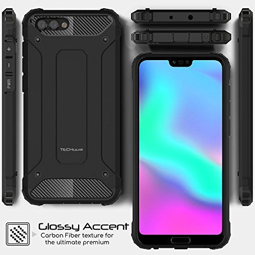[Tough Armoured Case] ShockProof Dual-Layer Protective Heavy Duty Cover for Honor 10