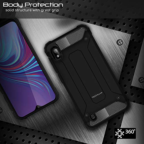 [Tough Armoured Case] ShockProof Dual-Layer Protective Heavy Duty Cover for Samsung Galaxy A10