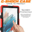 [G-SHOCK Case] Heavy Duty Long Survival Screen Protector Case for Samsung Galaxy Tab A8 10.5" 2022 (SM-X200 / SM-X205)