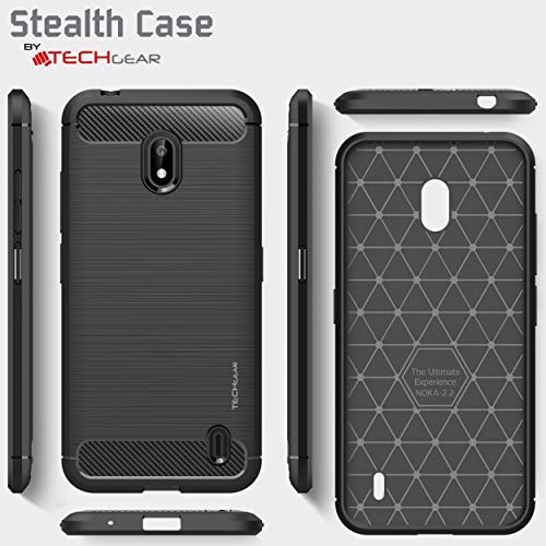 [Stealth Case] Nokia 3.2 Soft Protective Slim Cover with Carbon Fibre Detailing