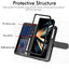 [Leather Wallet Case] Protective Cover with Cash & Card Holder, Stand and Wrist Strap For Samsung Galaxy Z Fold 4