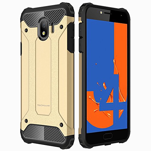 [Tough Armoured Case] ShockProof Dual-Layer Protective Heavy Duty Cover for Samsung Galaxy J4 2018