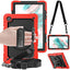 [UTILITY Case] Full Body Shockproof Case with Stand, Hand & Shoulder Strap for Samsung Galaxy Tab A8 10.5" (SM-X200 / SM-X205)