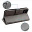 [Wallet Case] Protective Cover with Cash & Card Holder, Stand and Wrist Strap For Apple iPhone 11 Pro Max