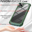 [Fusion Armour Case] Premium Hybrid Tough Heavy Duty, Rugged, Clear Back Bumper Case for Apple iPhone 14 6.1"