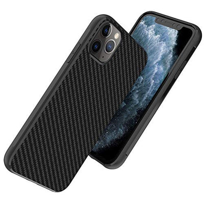 [CarbonFi Case] Flexible Shockproof  Slim Fit Case Cover with Carbon Fibre Detailing for iPhone 11 Pro