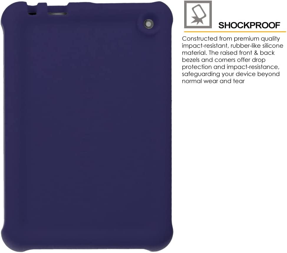 [Bumper Case] Shockproof Soft Easy Grip Case for Amazon Fire 7" (2022 / 12th Generation)
