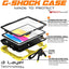 [G-SHOCK Case] Heavy Duty Long Survival Screen Protector Case for Apple iPad 11th & 10th Generation, iPad 2025 / 2022