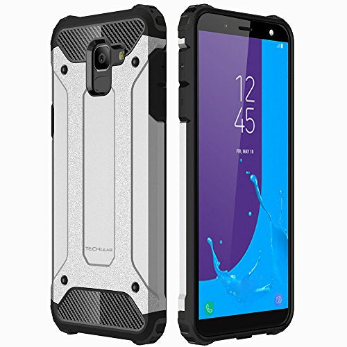[Tough Armoured Case] ShockProof Dual-Layer Protective Heavy Duty Cover for Samsung Galaxy J6 2018
