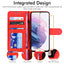 [Wallet Case] Protective Cover with Cash & Card Holder, Stand and Wrist Strap For Samsung Galaxy S22 Plus