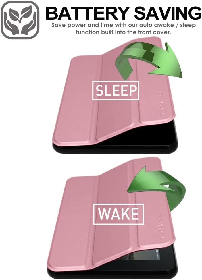 [Smart Case] Slim Stand Cover with Auto Sleep/Wake for Amazon Fire 7 (2022 / 12th Generation)