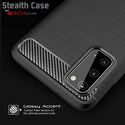 [Stealth Case] Samsung Galaxy S20 Soft Protective Slim Cover with Carbon Fibre Detailing