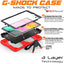 [G-SHOCK Case] Heavy Duty Long Survival Screen Protector Case for Samsung Galaxy Tab A 10.1" 2019 (SM-T510 / SM-T515)