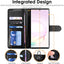 [Wallet Case] Protective Cover with Cash & Card Holder, Stand and Wrist Strap For Samsung Note 20 Ultra