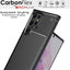 [CarbonFlex Case] Premium Shockproof Soft Slim Cover with Carbon Fibre Effect For Samsung  Galaxy S22 Ultra